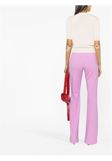 Pink dart-detail flared trousers - women 'S MAXMARA | 2327810137600002